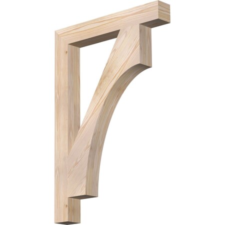 Ekena Millwork Westlake Block Smooth Bracket, Douglas Fir, 3 1/2"W x 26"D x 38"H BKT04X26X38WTL05SDF